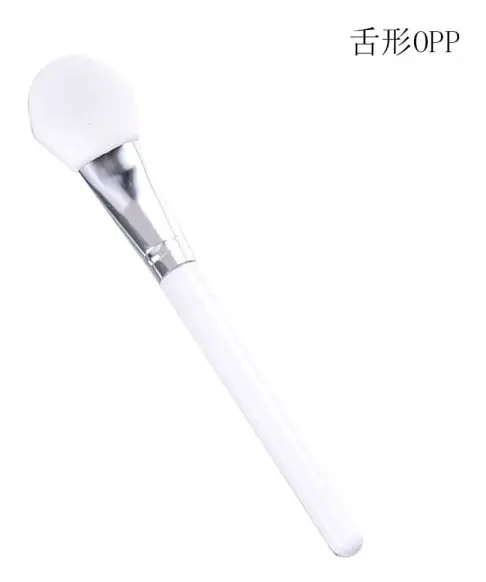 1 vit silikonmaskborste för makeup
