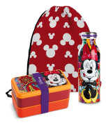 Egan Minnie Mouse Forever & Ever Lunch Box Set Med Termosflaska+väska Svart