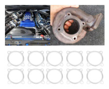 10 st 2,5 tum 4-bultar Turbo Downpipe Packning Passar för GTX30 GT30 GT35 GTX35 GT2871R GT2540R Turbo