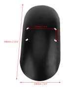 Kort framfender för motorcykel, Forty Eight 48 XL1200X XL 1200 2010-2017
