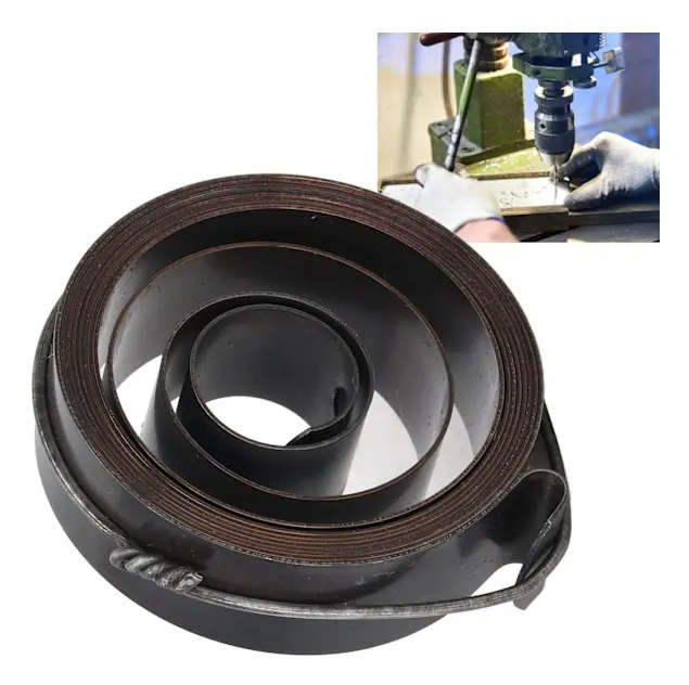Fjäder för återgång av borrpress, metallåtergångsfjäder, fjäder för matning av quill, ersättningsfjäder för bänkbord