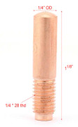 10 st/set MIG-svetskontaktmunstycken 035\"0.9MM för Miller 000068