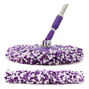3-pack Mikrofiber Spin Mop Ersättningshuvuden för Hurricane, Mopnado - Lila