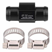 16mm temperaturgivare inline= KIMISS Motorcykel Vattentemperatur Gemensam Rör Slanggivare Mätare Adapter (18 mm)//moderskap vattenfog sensor mätare