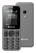 DENVER FAS-1860L - 4G feature phone - dual-SIM - microSD-kortplats - LCD-skärm - 128 x 160 pixlar - bakre kamera 0.08 MP