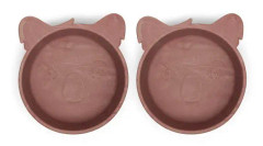 Nuuroo Alex deep plate 2-pack - Red Mix
