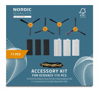 Nordic Quality Robotdammsugare 11 Pcs Kit Ecovacs