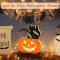 Halloween Dekorationer Inomhus Pumpa Ljus, Batteridrivna Trä Halloween Borddekoration, Ljus Upp Halloween D