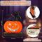 Halloween Dekorationer Inomhus Pumpa Ljus, Batteridrivna Trä Halloween Borddekoration, Ljus Upp Halloween D