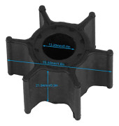 Vattenpumpimpeller Passar för YAMAHA (9.9/15HP) 682-44352-01