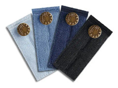 4 st Midjeutvidgare Knappar Justerbara för Byxor, Jeans, Kjolar (4 Färger)