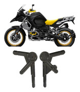 2 st Motorcykel Sidoram Skydd Kolfiber Stil Vänster Höger Skyddsskydd för R1250GS R1200GS LC Adventure