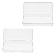 2 st Nagelkonstverktygsförvaringslåda - Transparent Colorhome Inredning
