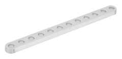 2 st Aluminium Extrusion Profil Platt Balk 12 Hål Robottillbehör 4x8mm 3102-0012-0096