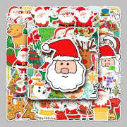 God Jul Julklistermärken, PVC Vattentäta Klistermärken, Självhäftande Julklistermärken För Julklappar Scrapbooking Hantverk Dekoration