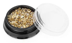 6 st Glittrande Nagelkonst Smycken Mixade Färger Glitter Strass Pärlor Sekvenser Nageldekoration
