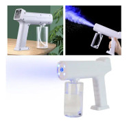 Ångspraypistol för hudvård Trådlös Blått Ljus Handhållen Nanometer Dimma Rengöringsspruta 400ml