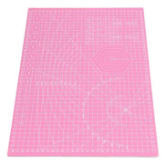 Sonew mattbräda självläkande skärmatta 45x30cm Rosa trelagers dubbelsidig skala handskuren dyna