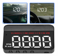 HUD-display Universal OBDII Överskridande Hastighetsalarm Vindruteprojektor Head Up-mätare Vattentemperaturmätare för Bil
