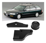 H22 Kamremssträckare Justerbar 304 Rostfritt Stål Rostfri Slät Svart Ersättning För Civic Si B18C B16 B18C1
