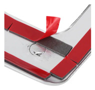 Vänster Driv ABS Fram Läslampa Ram Cover Trim Passar för X3 f25 2014-2017 Kolfiberstruktur