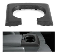 Mugghållarlock för mittkonsolen, svart, slitstark, passar Ford 2004‑2014