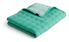 HAY - Mega Dot (Organic) W195 x L245 Sea green - Sängöverkast - Grön