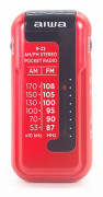 Aiwa R-22RD, Personal, Analog, AM, FM, Analog, 3,5 mm, Röd