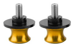 2 st 8 mm Motorcykel CNC Bakstöd Svingarm Spool Sliders Stöd Svingarm Bobbins (Guld)