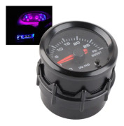 2-i-1 12V Turbo Boostmätare ‑30‑30PSI Mätintervall Tryckmätare Vit Ljus Universal
