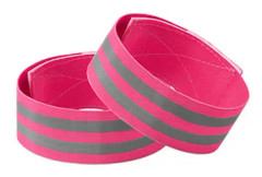 4 st Elastiska Reflekterande Armband, Säkerhetsreflekterande Band för Promenader, Cykling, Hundpromenader, Jogging, Cykling, Justerbara Hög Synlighet Armband