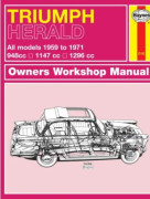 Haynes Reparationshandbok, Triumph Herald, Universal - 174747 - OE 0010