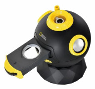 astro-planetarium junior 16 cm svart/gul