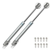 2-pack Hydrauliska Gasfjäder Skåpdörr Gasfjäder Klaffbeslag 100n/10kg Gastryck Dämpare Gas Struts Lyft Dämpare För Skåp, Garderob