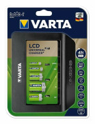 Varta LCD Universal Charger+ Batteriladdare NiMH AAA (R03), AA (R6), C (R14), D (R20), 9V block (6F22)