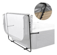 Hot Tub Cover Lift, Spa Cover Lift, Höjd 31,5" - 41,3" Bredd 53" - 92,5" Justerbar, installerad
