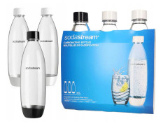 3x flaskor f�r SodaStream kolsyra, 1 liter