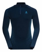 Odlo Top Turtle Neck Performa Blå 2XL Man