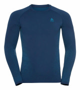 Odlo Men's PERFORMANCE WARM ECO Long-Sleeve Base Layer Top