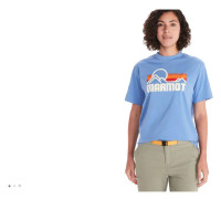 Marmot Wm's Coastal Tee SS Getaway Blue