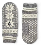 Hestra Isvik Mittens Navy/Offwhite
