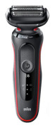 Braun Series 5 50-R1000s, Folierakapparat, Svart, Röd, AutoSense, Knappar, LED, Batteri