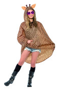 Festlig poncho Giraff