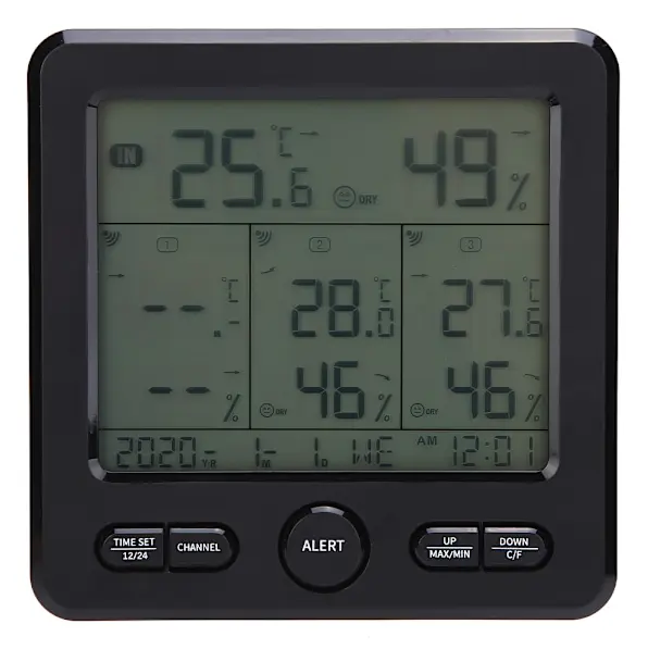 TS‑6210 Digital Trådlös Väderstation Termometer Meteorologisk Temperaturmätare