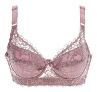Snygg Push-up BH för Kvinnor, Spets BH, Sexig Lingerie, Stöd BH AA A B C D soya 80abcd