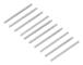 10 st Long Rod Nut Hex Koppling Rak Stång Rostfritt Stål Fästelement för Gobilda Dia 5mm4102-0005-0090