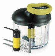 TEFAL 5 sek manuell hackare 900ml, Högkvalitativa rostfria blad, Skärning, Hackning, Blandning, Snabb och enkel tillagning K1321324