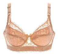 Snygg Push-up BH för Kvinnor, Spets BH, Sexig Lingerie, Stöd BH AA A B C D dark skin tone 85abcd