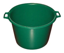 ALUMINIUM OCH PLAST Rund balja - 75L - Ø62 cm - Grön