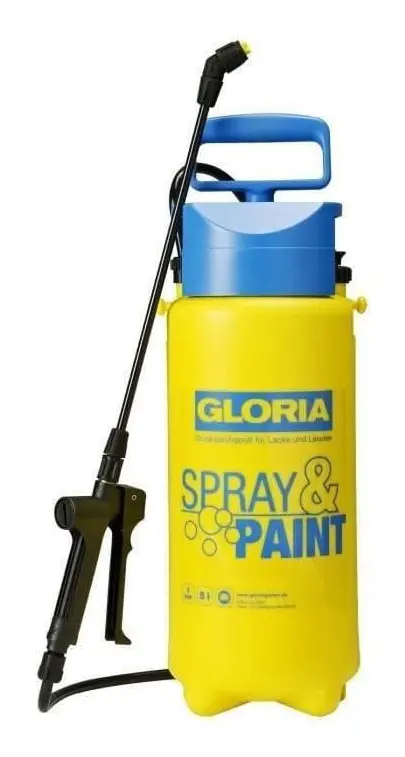 Gloria Haus und Garten 000101.0000 Spray & Paint 5L Tryckspruta 5 l